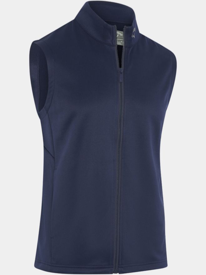 Callaway EMEA MENS FULL ZIP Gauge Vest Stretch Weste dunkelblau
