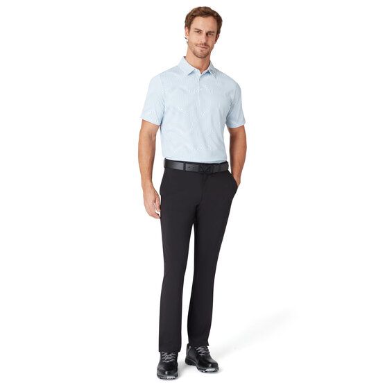 Callaway EMEA WARPED GINGH Halbarm Polo weiß