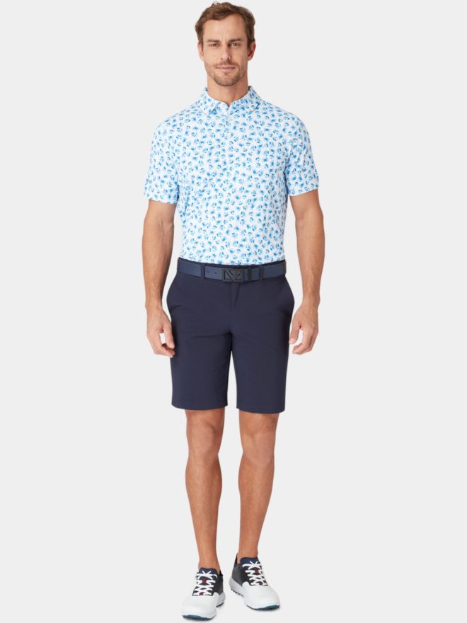 Callaway EMEA CRAB NOVELTY Halbarm Polo weiß