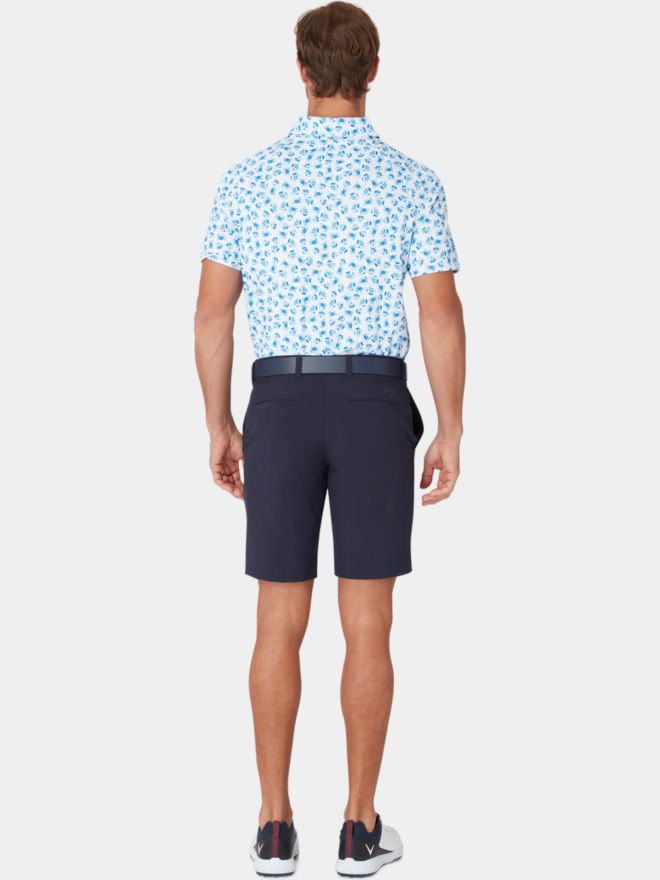 Callaway EMEA CRAB NOVELTY Halbarm Polo weiß