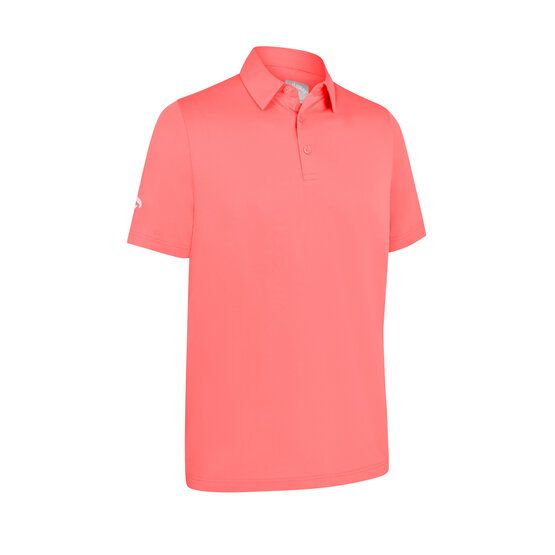 Callaway EMEA SOLID POLO polo s krátkým rukávem červená