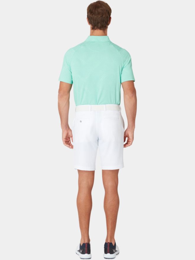 Callaway EMEA WARPED GINGH Halbarm Polo grün