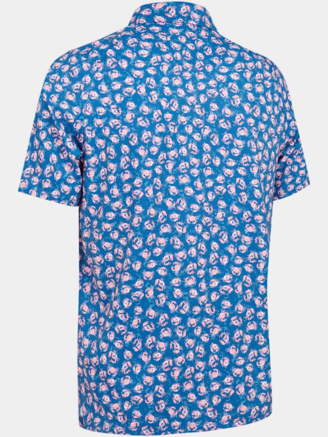 Callaway EMEA CRAB NOVELTY Halbarm Polo blau