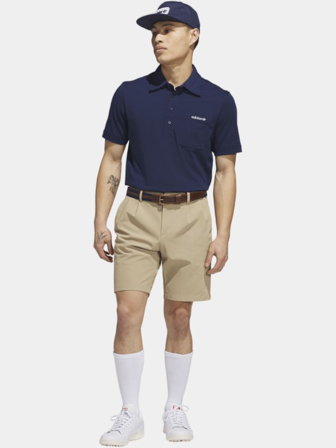 adidas Golf Originals S Pocket Halbarm Polo navy