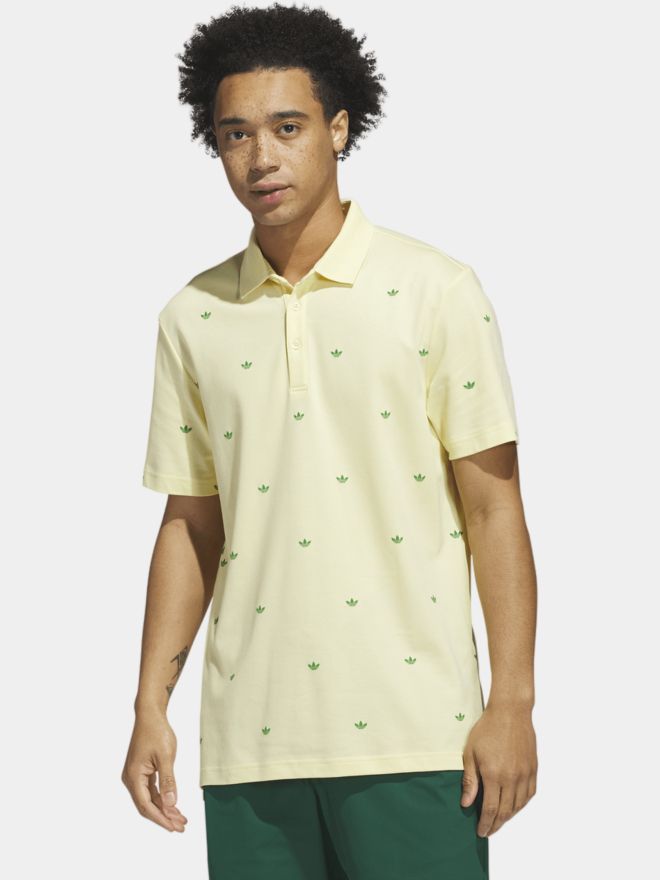 adidas Golf Originals F Novelty Halbarm Polo gelb