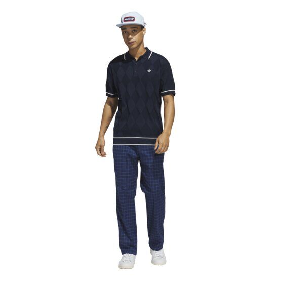 adidas Golf Originals S Knit Halbarm Polo navy