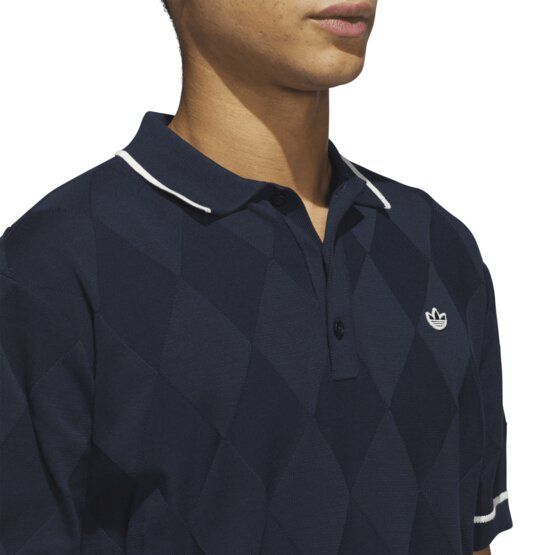 adidas Golf Originals S Knit Halbarm Polo navy