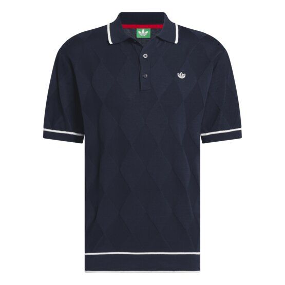adidas Golf Originals S Knit Halbarm Polo navy