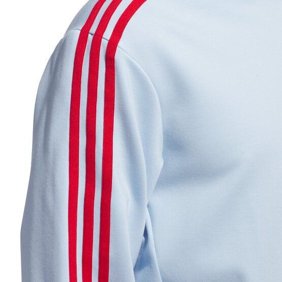 adidas Golf Originals F 3 Str 1/4 Zip Stretch Midlayer světle modrá