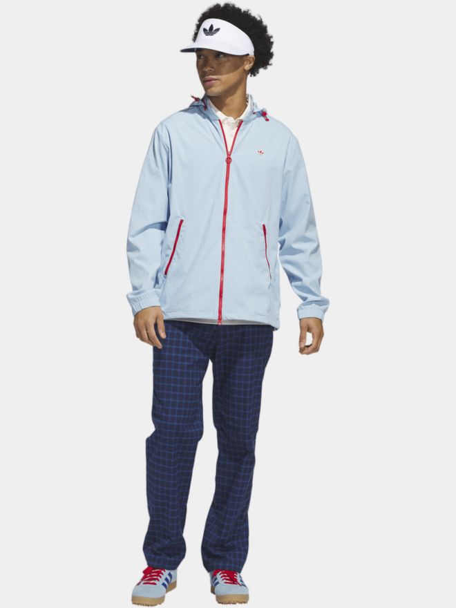 adidas Golf Originals S Full Zip Jckt Stretch Jacke hellblau