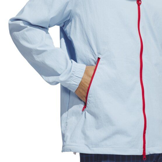 adidas Golf Originals S Full Zip Jckt Stretch Jacke hellblau
