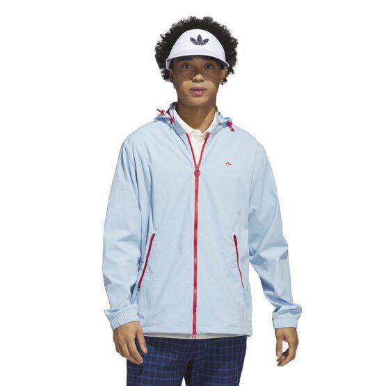 adidas Golf Originals S Full Zip Jckt Stretch Jacke hellblau