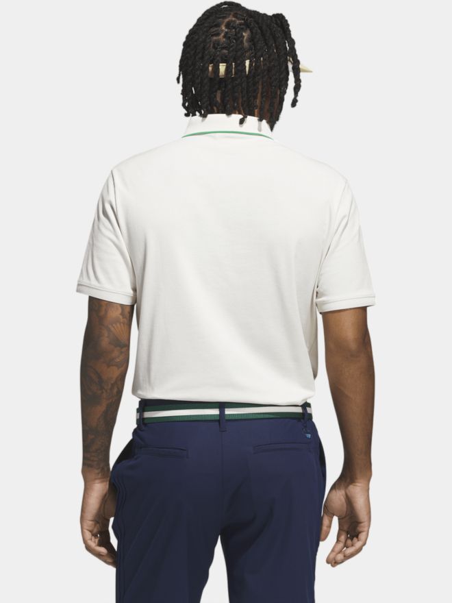 adidas Golf Originals F Solid LC half-sleeve polo white