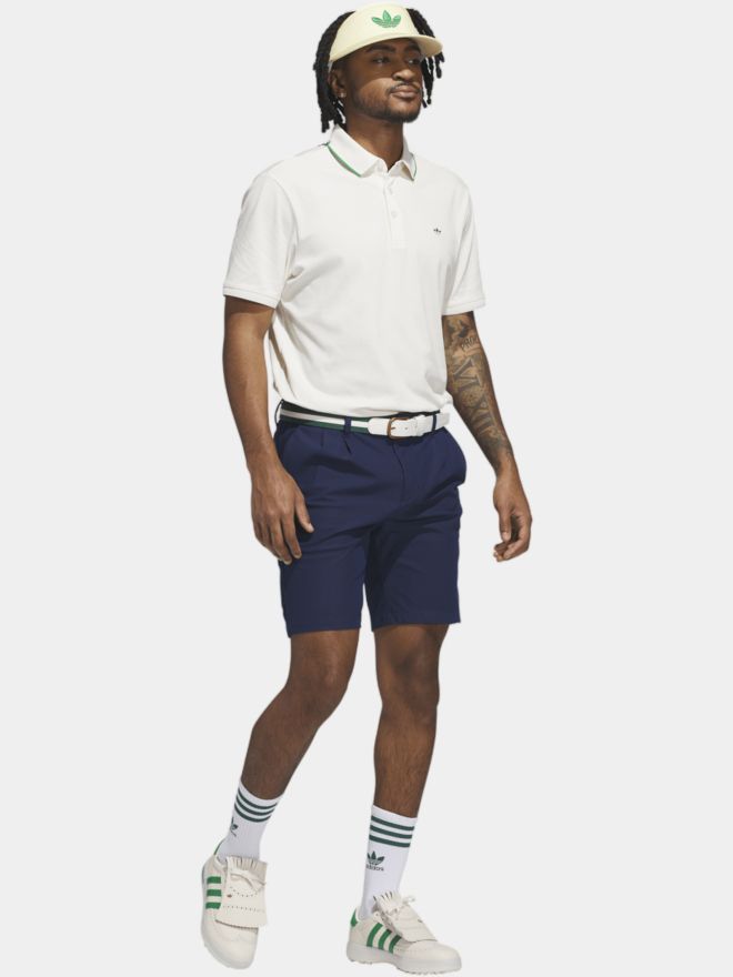 adidas Golf Originals F Solid LC half-sleeve polo white
