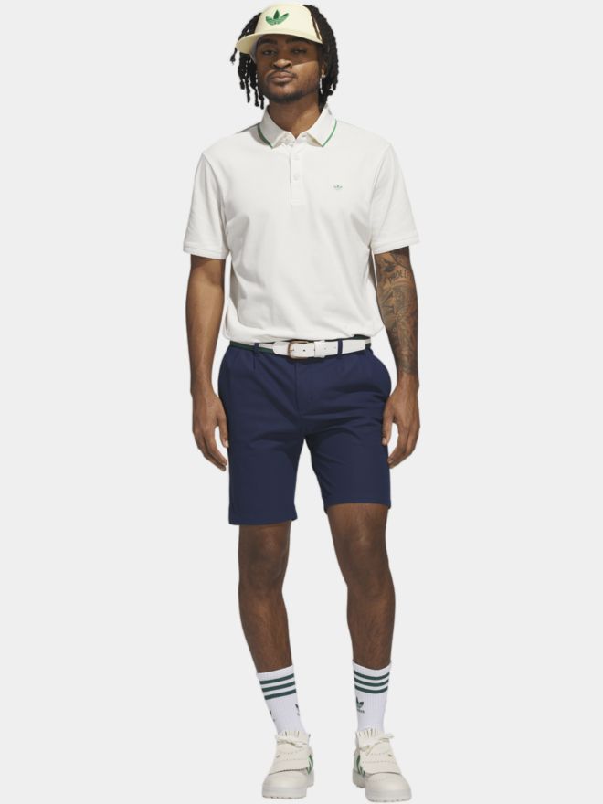 adidas Golf Originals F Solid LC half-sleeve polo white