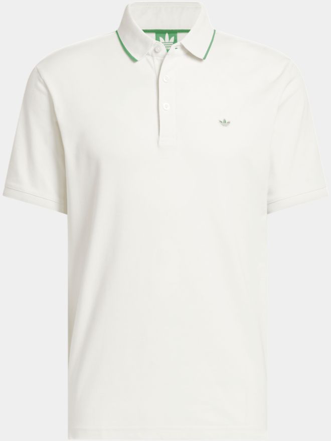 adidas Golf Originals F Solid LC half-sleeve polo white