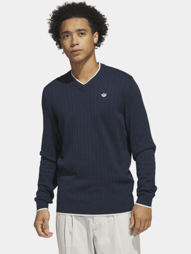 adidas Golf Originals F Knit Sweater Pullover Strick navy