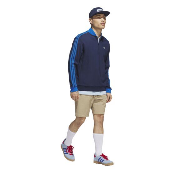 adidas Golf Originals F 3 Str 1/4 Zip Stretch Midlayer navy