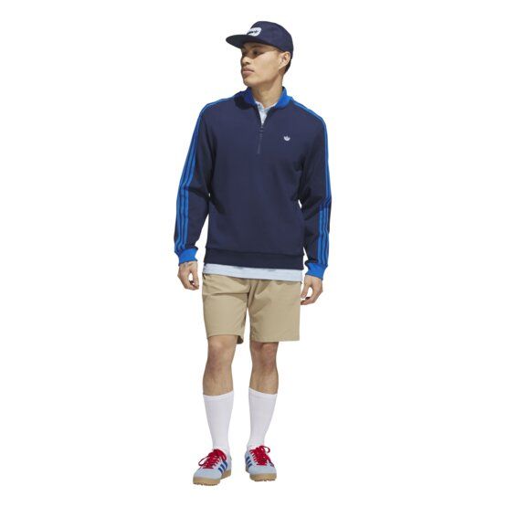 adidas Golf Originals F 3 Str 1/4 Zip Stretch Midlayer navy