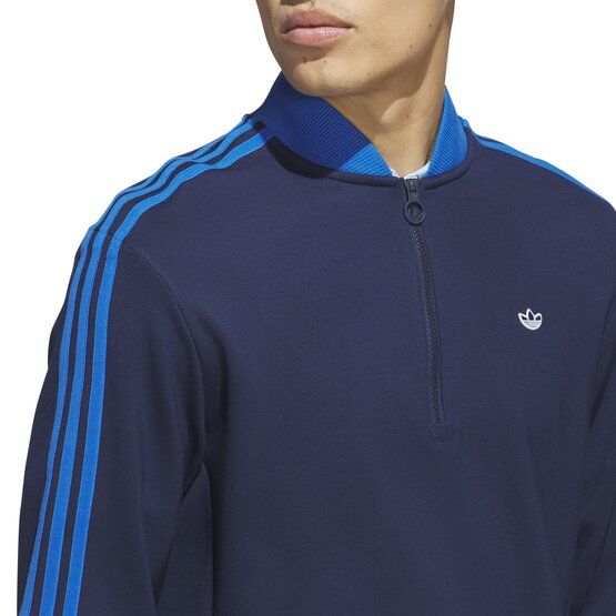adidas Golf Originals F 3 Str 1/4 Zip Stretch Midlayer navy