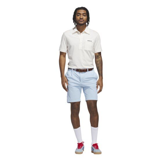 adidas Golf Originals F Pleat Short Bermuda Hose hellblau