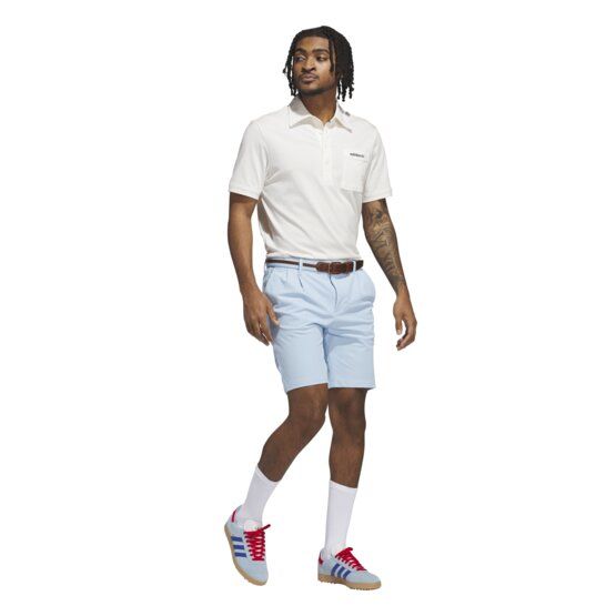 adidas Golf Originals F Pleat Short Bermuda Hose hellblau