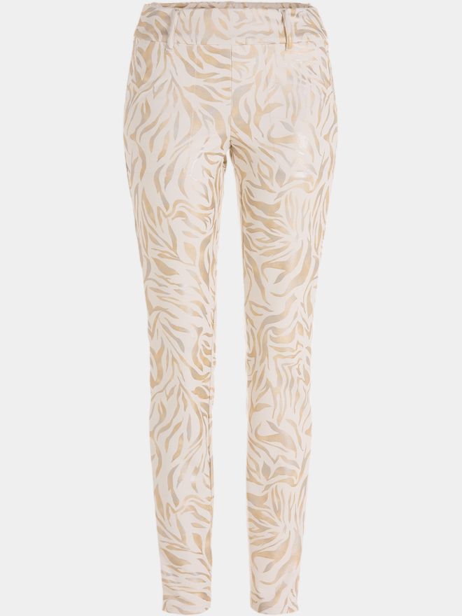 Alberto LUCY - Golden Print Jersey Hose sand