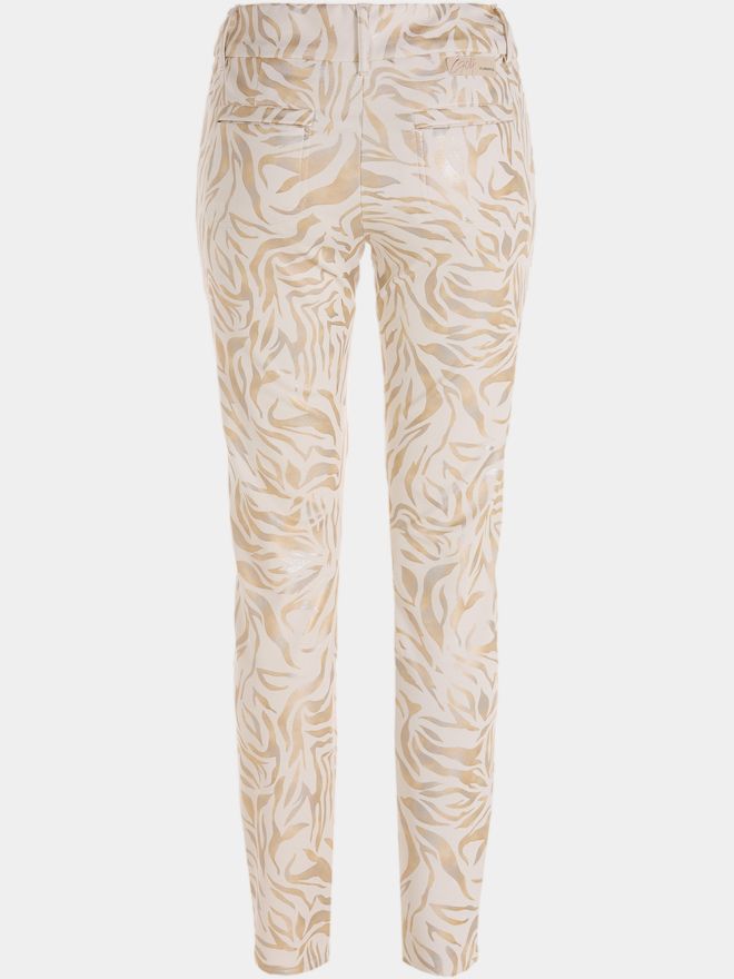 Alberto LUCY - Golden Print Jersey Hose sand