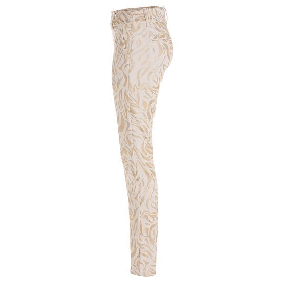 Alberto LUCY - Golden Print Jersey Hose sand