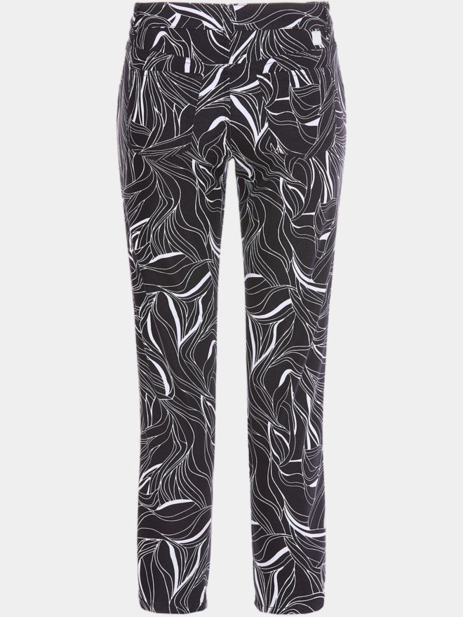 Alberto JANA - CR - White Leaves WR 7/8 Hose navy