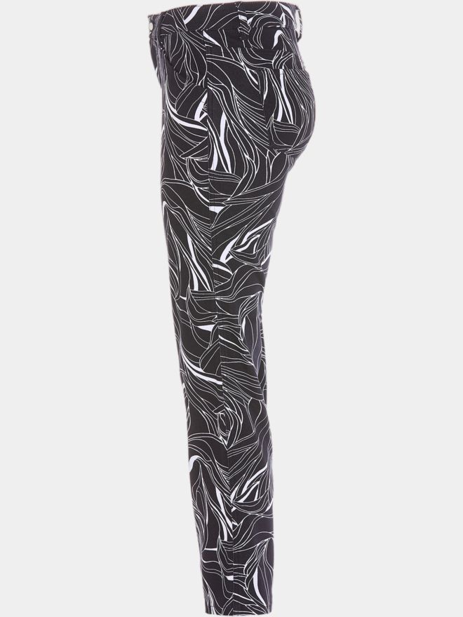 Alberto JANA - CR - White Leaves WR 7/8 Hose navy