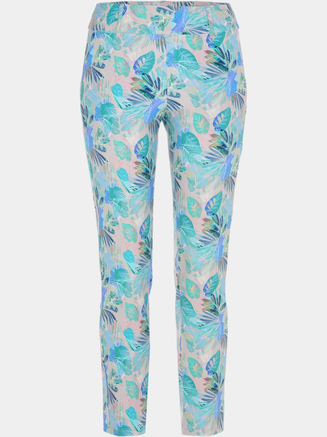 Alberto LUCY-CR - Jungle Print WR 7/8 Hose mehrfarbig