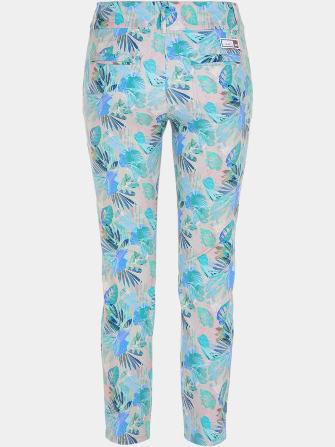 Alberto LUCY-CR - Jungle Print WR 7/8 Hose mehrfarbig