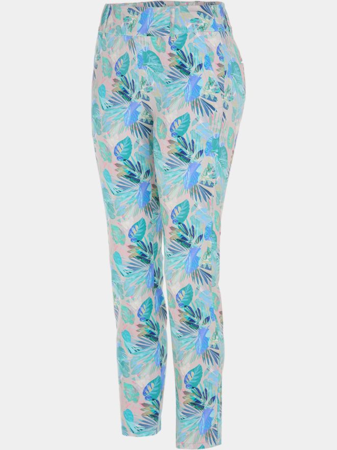 Alberto LUCY-CR - Jungle Print WR 7/8 Hose mehrfarbig