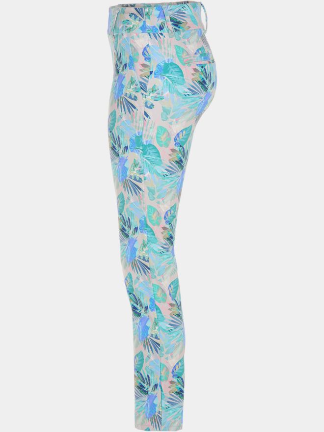 Alberto LUCY-CR - Jungle Print WR 7/8 Hose mehrfarbig