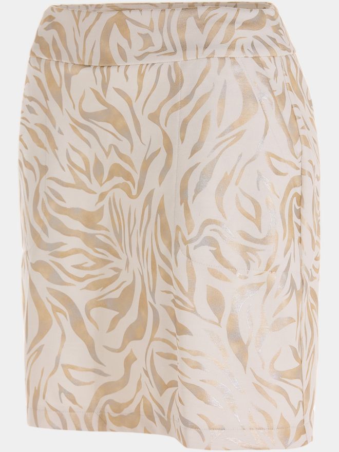 Alberto LISSY - Golden Print Jersey Skort sand