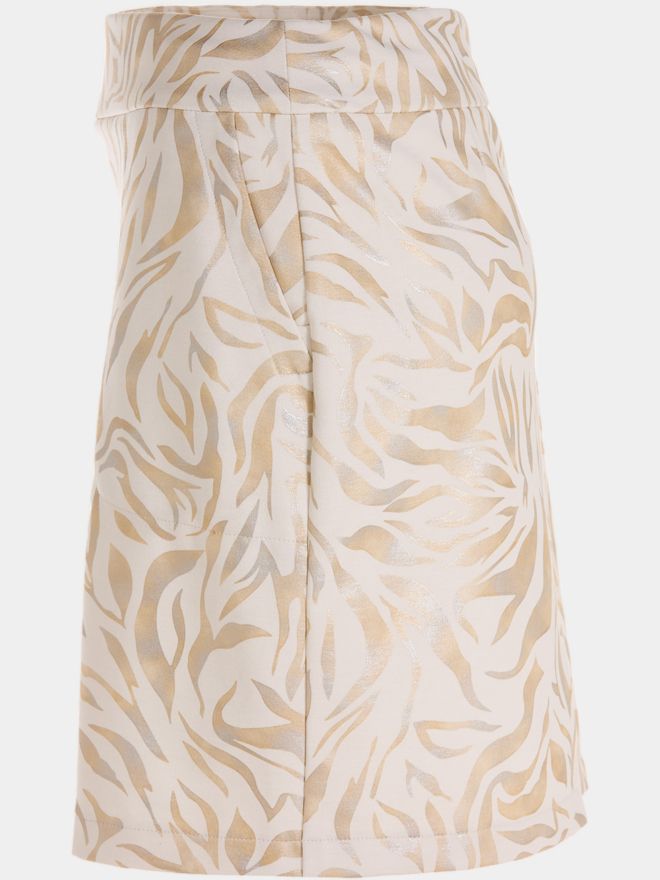 Alberto LISSY - Golden Print Jersey Skort sand