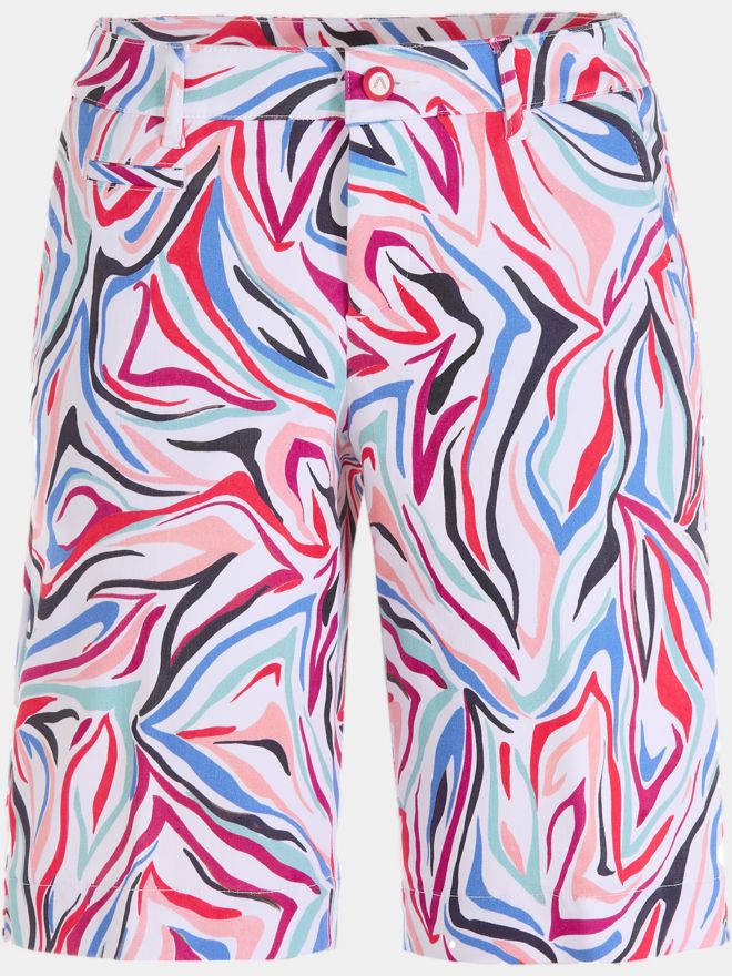 Alberto AUDREY K - Fancy Summer Print WR Bermuda Hose mehrfarbig