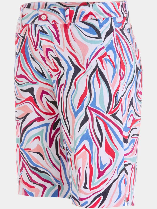 Alberto AUDREY K - Fancy Summer Print WR Bermuda Hose mehrfarbig