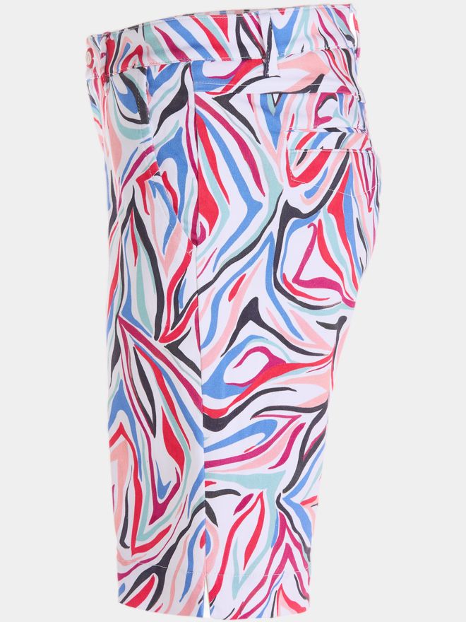 Alberto AUDREY K - Fancy Summer Print WR Bermuda Hose mehrfarbig