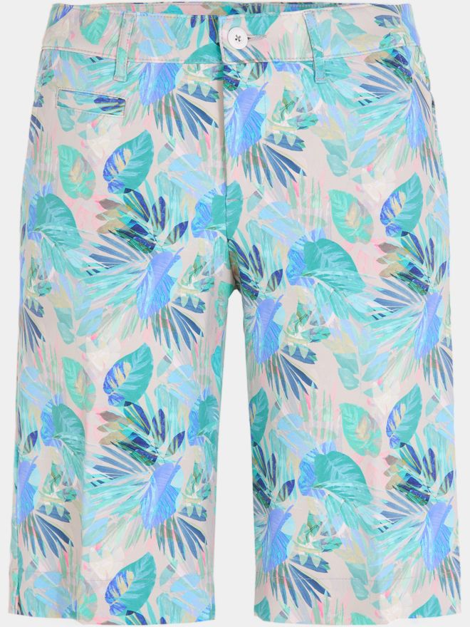 Alberto AUDREY K - Jungle Print WR Bermuda Hose mehrfarbig