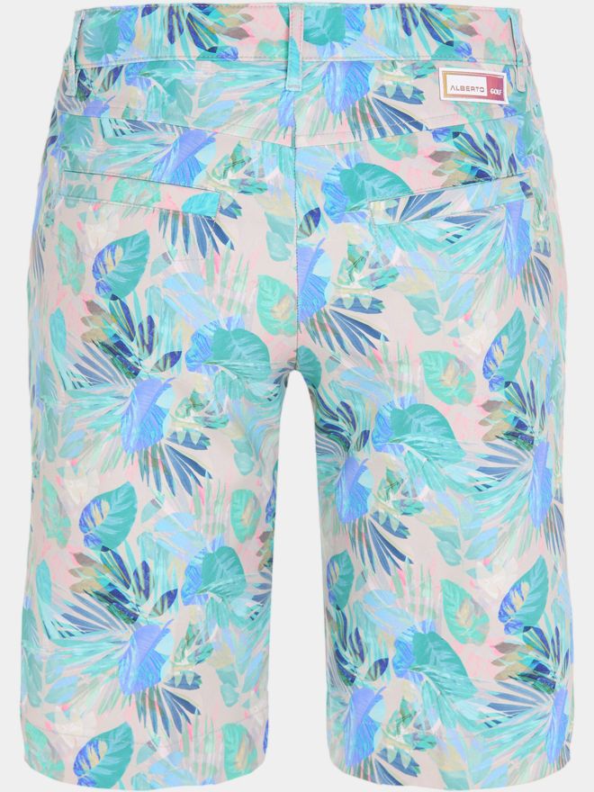 Alberto AUDREY K - Jungle Print WR Bermuda Hose mehrfarbig
