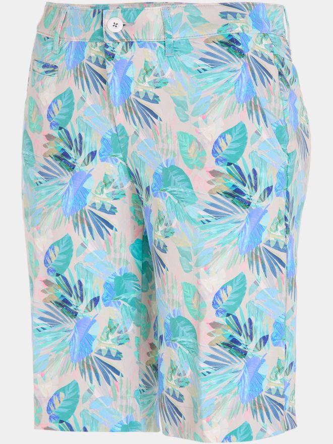 Alberto AUDREY K - Jungle Print WR Bermuda Hose mehrfarbig