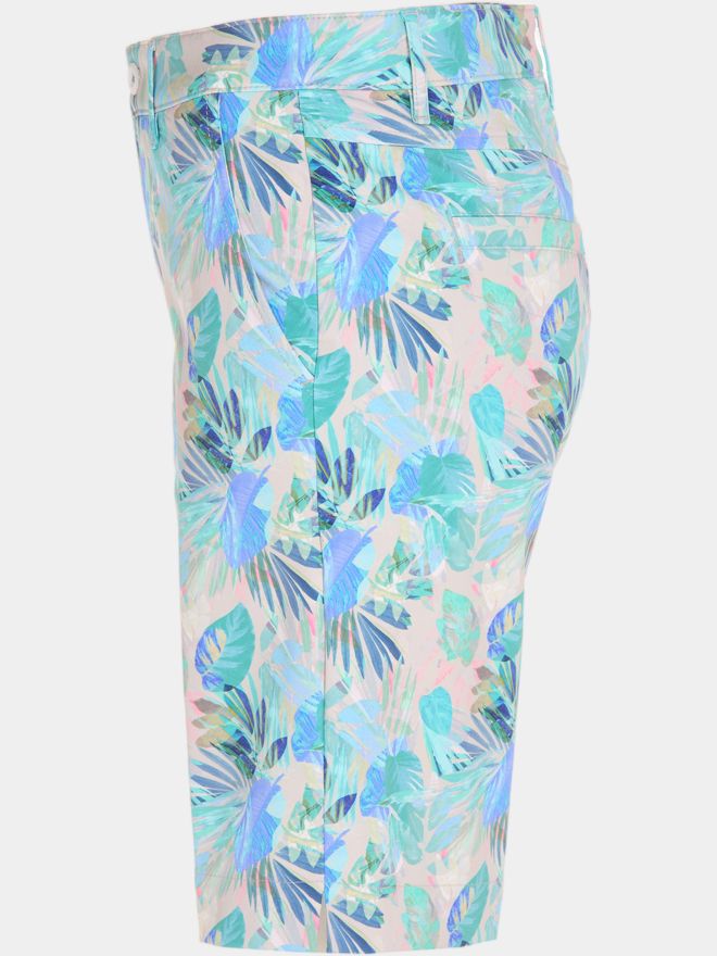 Alberto AUDREY K - Jungle Print WR Bermuda Hose mehrfarbig