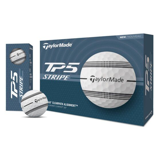 TaylorMade  TP5 Stripe bílá