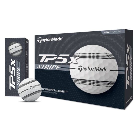 TaylorMade  TP5x Stripe bílá