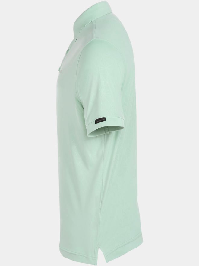 Daniel Springs Superlight Embossed Halbarm Polo hellgrün