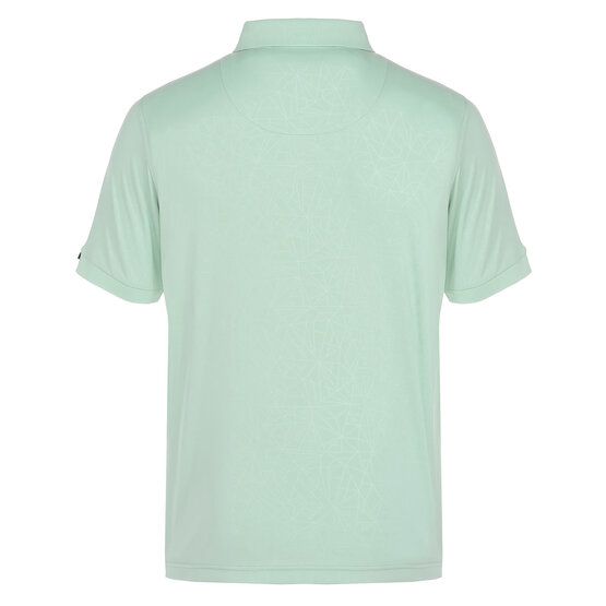 Daniel Springs Superlight Embossed Halbarm Polo hellgrün