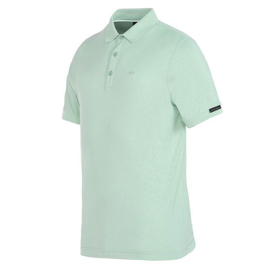 Daniel Springs Superlight Embossed Halbarm Polo hellgrün