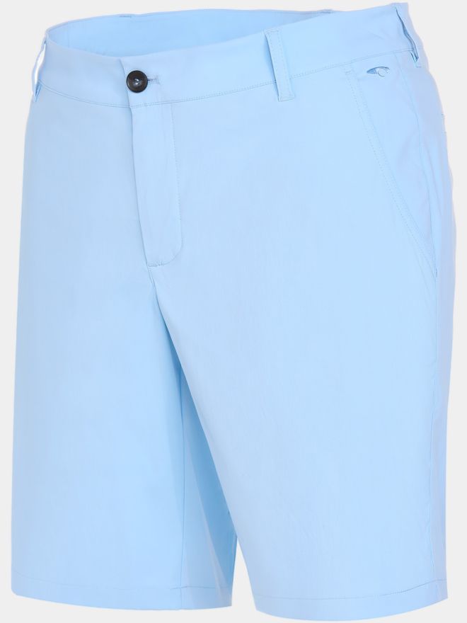 Daniel Springs JAMAL Cotton Touch Nylon Stretch Bermuda Hose hellblau